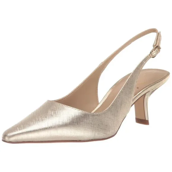 Sam Edelman Women's Bianka Sling Pump 8 Bright White